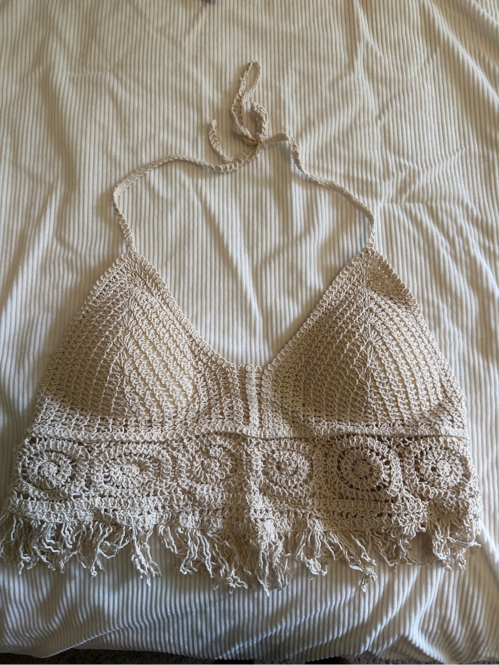 Crochet Bralette Top ONE SIZE